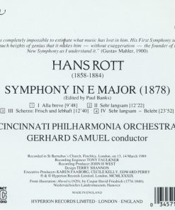 Hans Rott - Cincinnati Philharmonia Orchestra / Gerhard Samuel-1
