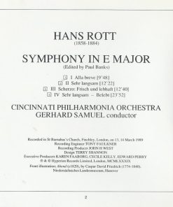 Hans Rott - Cincinnati Philharmonia Orchestra / Gerhard Samuel-4