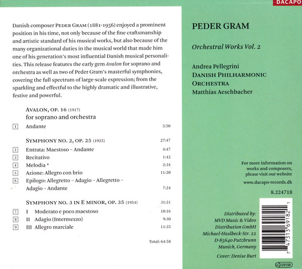 Peder Gram, The Danish Philharmonic Orchestra, Matthias Aeschbacher, Andrea Pellegrini-1