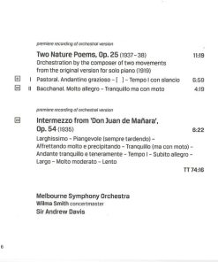 Sir Eugene Goossens, Melbourne Symphony Orchestra, Sir Andrew Davis*-4