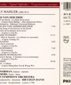 Mahler* - Jessye Norman • Jon Vickers, London Symphony Orchestra, Sir Colin Davis-1