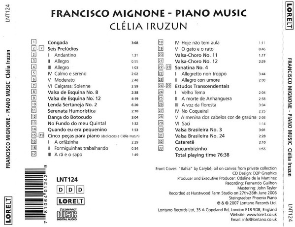 Francisco Mignone, Clélia Iruzun-1