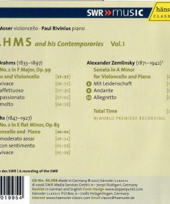 Brahms*, Fuchs*, Zemlinsky*, Johannes Moser, Paul Rivinius-2