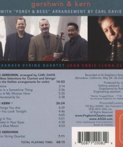 George Gershwin, Jerome Kern, Alexander String Quartet, Joan Enric Lluna-1