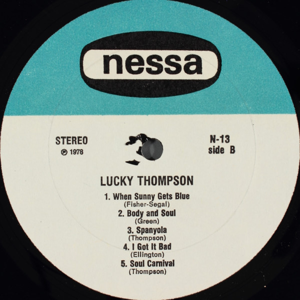 Lucky Thompson Featuring Tete Montoliu - Body & Soul (LP, Album) (Very Good Plus (VG+)) - Image 4
