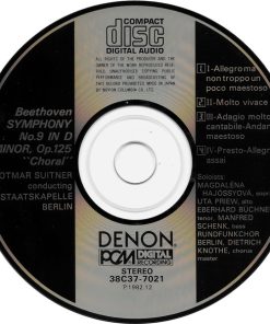 Beethoven* - Staatskapelle Berlin, Vocal Soloists & Chorus*, Otmar Suitner-2