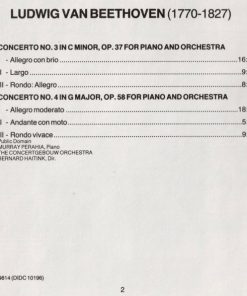 Beethoven* - Murray Perahia, Concertgebouw Orchestra*, Bernard Haitink-4