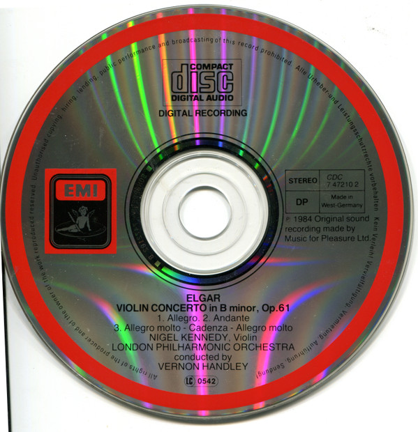 Elgar*, Nigel Kennedy, London Philharmonic Orchestra, Vernon Handley-1