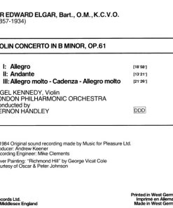 Elgar*, Nigel Kennedy, London Philharmonic Orchestra, Vernon Handley-2