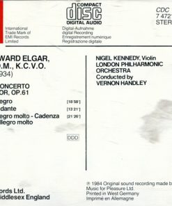 Elgar*, Nigel Kennedy, London Philharmonic Orchestra, Vernon Handley-3