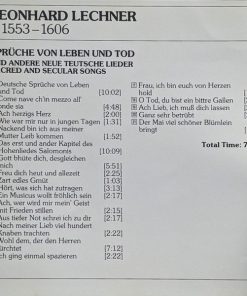 Leonhard Lechner / Cantus Cölln, Konrad Junghänel-1
