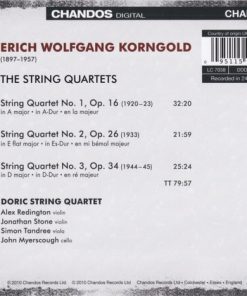 Korngold*, Doric String Quartet-2