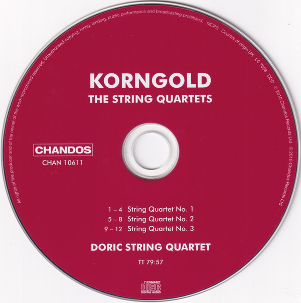 Korngold*, Doric String Quartet-3