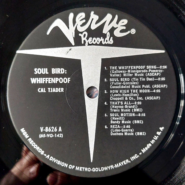 Cal Tjader - Soul Bird: Whiffenpoof (LP, Album, Mono) (Very Good Plus (VG+)) - Image 3