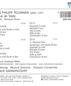 Georg Philipp Telemann - Concentus Musicus Wien, Nikolaus Harnoncourt-1