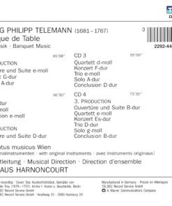 Georg Philipp Telemann - Concentus Musicus Wien, Nikolaus Harnoncourt-3