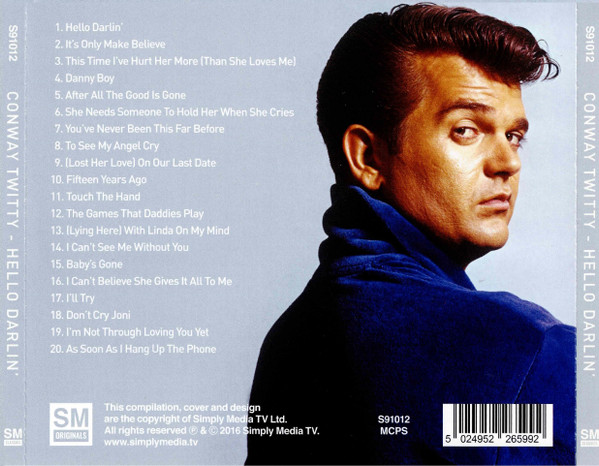 Conway Twitty - Hello Darlin' (CD, Album, Comp) (Mint (M)) - Image 2