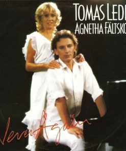Tomas Ledin, Agnetha Fältskog - Never Again (7", Single) (Near Mint (NM or M-))