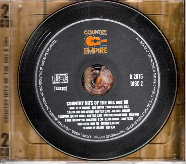 Various - Country Hits Of The 80's & 90's (2xCD, Comp) (Mint (M)) - Image 4