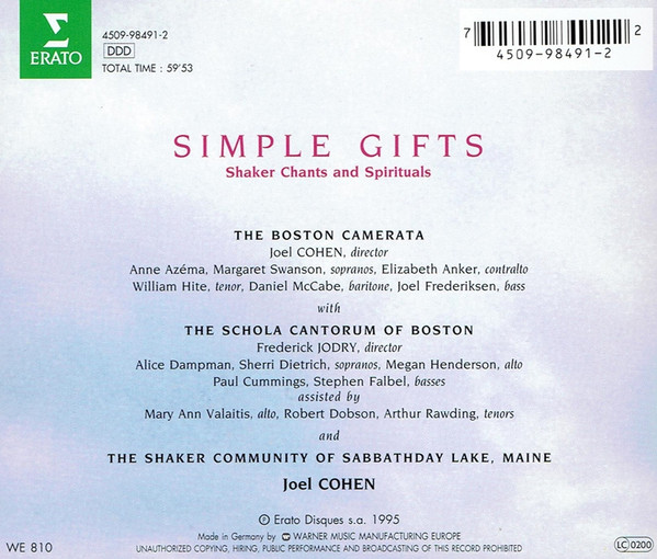Boston Camerata / Joel Cohen (3) / Schola Cantorum Of Boston-1