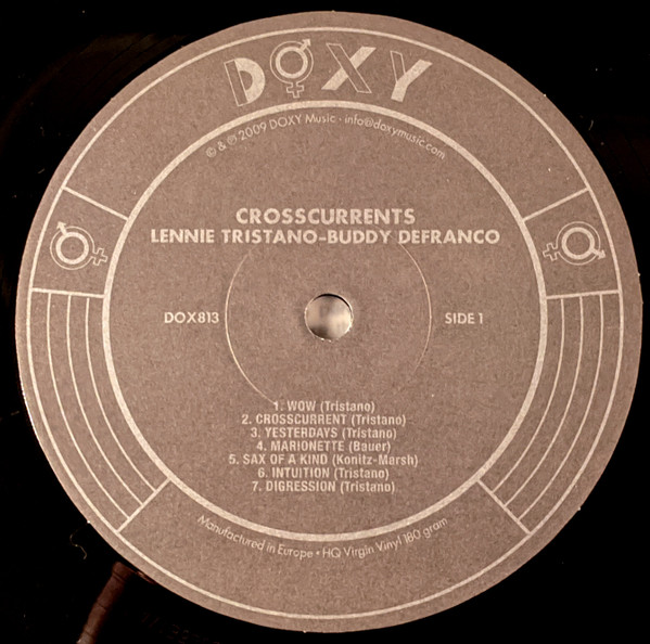 Lennie Tristano, Buddy Defranco - Crosscurrents (LP, Comp, RE, HQ ) (Near Mint (NM or M-)) - Image 3