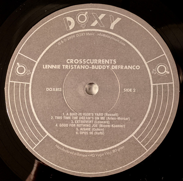 Lennie Tristano, Buddy Defranco - Crosscurrents (LP, Comp, RE, HQ ) (Near Mint (NM or M-)) - Image 4