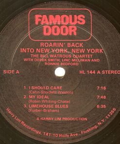 The Bill Watrous Quartet* With Derek Smith, Linc Milliman And Ronnie Bedford-2