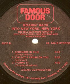 The Bill Watrous Quartet* With Derek Smith, Linc Milliman And Ronnie Bedford-3