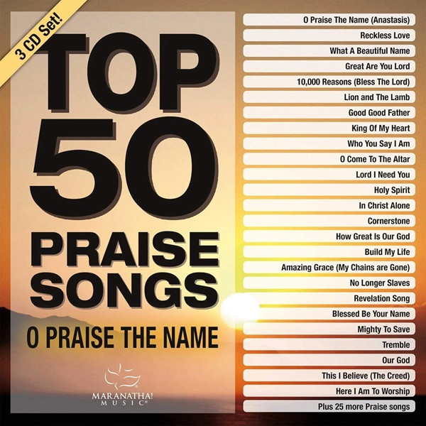 Marantha Singers - Top 50 Praise Songs - O Praise The Name (3xCD, Album) (Mint (M))