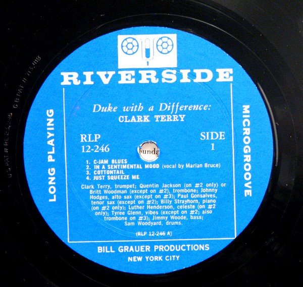 Clark Terry - Duke With A Difference (LP, Mono) (Near Mint (NM or M-)) - Image 3