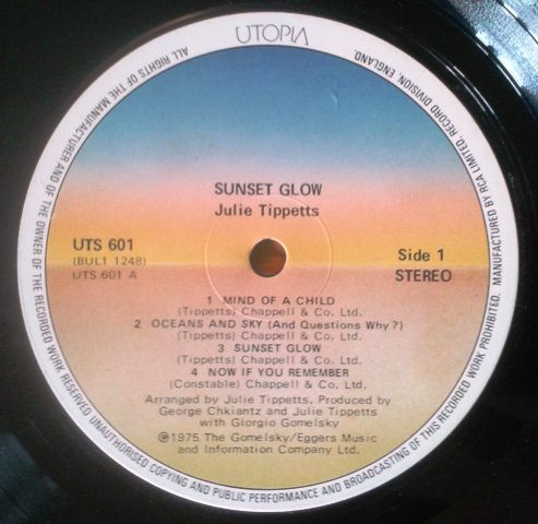 Julie Tippetts - Sunset Glow (LP, Album) (Very Good Plus (VG+)) - Image 5