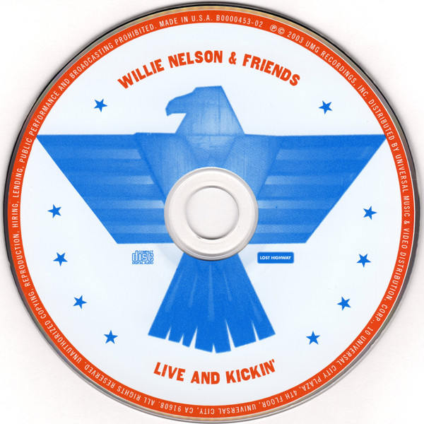 Willie Nelson & Friends* - Live And Kickin' (CD, Album, Club) (Mint (M)) - Image 3