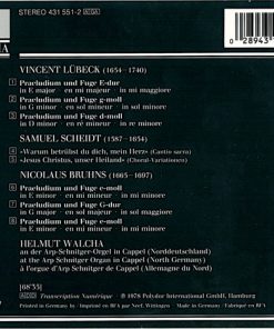 Lübeck* • Bruhns* • Scheidt*, Helmut Walcha-1