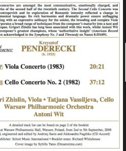 Penderecki*, Grigori Zhislin*, Tatjana Vassiljeva, Warsaw Philharmonic Orchestra*, Antoni Wit-1