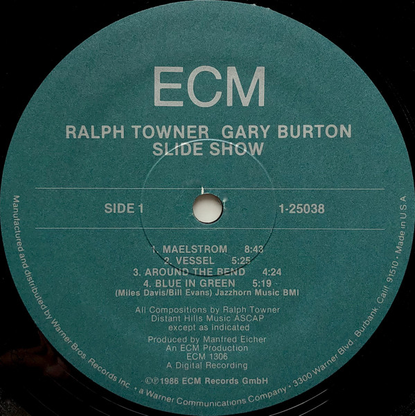 Ralph Towner, Gary Burton - Slide Show (LP, Album) (Near Mint (NM or M-)) - Image 3