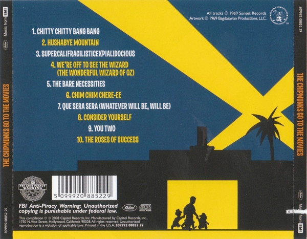 The Chipmunks - The Chipmunks Go To The Movies (CD, Album, RE) (Mint (M)) - Image 4