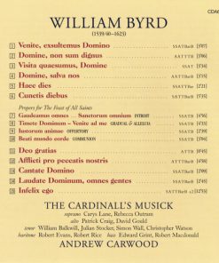 William Byrd - The Cardinall's Musick, Andrew Carwood-3