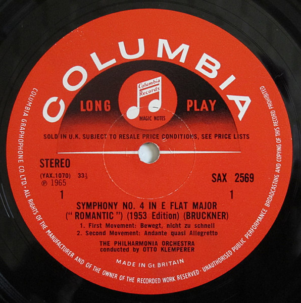 Bruckner*, Otto Klemperer, The Philharmonia Orchestra*-3
