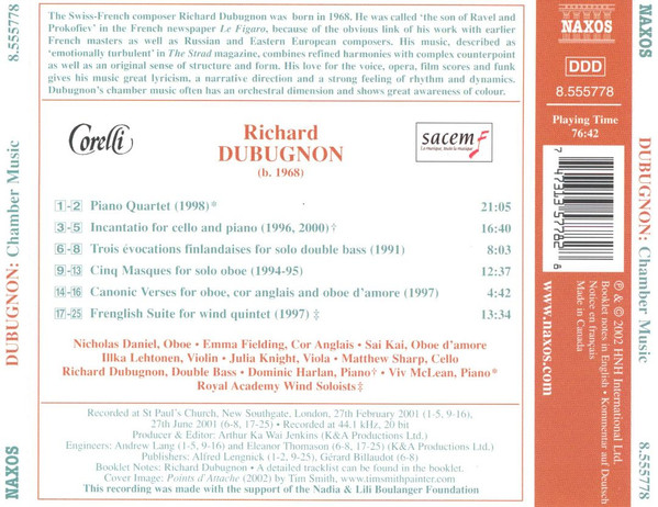 Richard Dubugnon, Nicholas Daniel, Royal Academy Wind Soloists-1