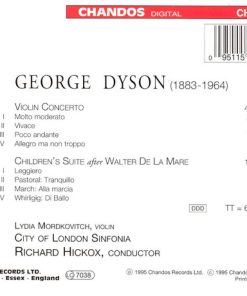 George Dyson* - Lydia Mordkovitch, City Of London Sinfonia, Richard Hickox-1