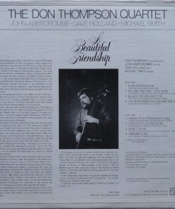 Alternative view of The Don Thompson Quartet - A Beautiful Friendship (LP, Album, RTI) (Near Mint (NM or M-))