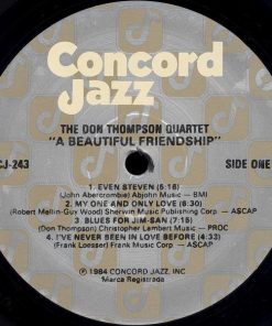 The Don Thompson Quartet - A Beautiful Friendship (LP, Album, RTI) (Near Mint (NM or M-)) - Image 3