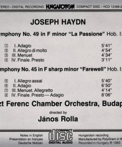 Joseph Haydn, János Rolla, Liszt Ferenc Chamber Orchestra-1