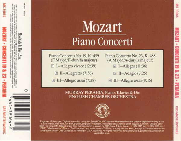 Mozart*, Murray Perahia, English Chamber Orchestra-1