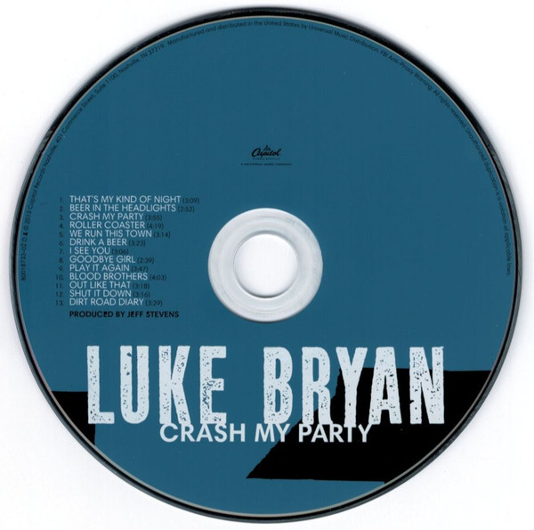 Luke Bryan - Crash My Party (CD, Album, Son) (Mint (M)) - Image 3
