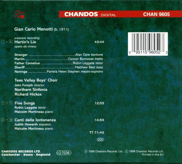 Menotti* - Richard Hickox-4