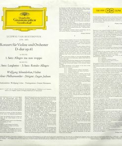 Ludwig van Beethoven - Wolfgang Schneiderhan ‧ Berliner Philharmoniker ‧ Dirigent: Eugen Jochum-1
