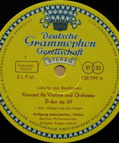 Ludwig van Beethoven - Wolfgang Schneiderhan ‧ Berliner Philharmoniker ‧ Dirigent: Eugen Jochum-3