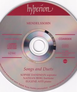 Mendelssohn* - Sophie Daneman, Nathan Berg, Eugene Asti-2