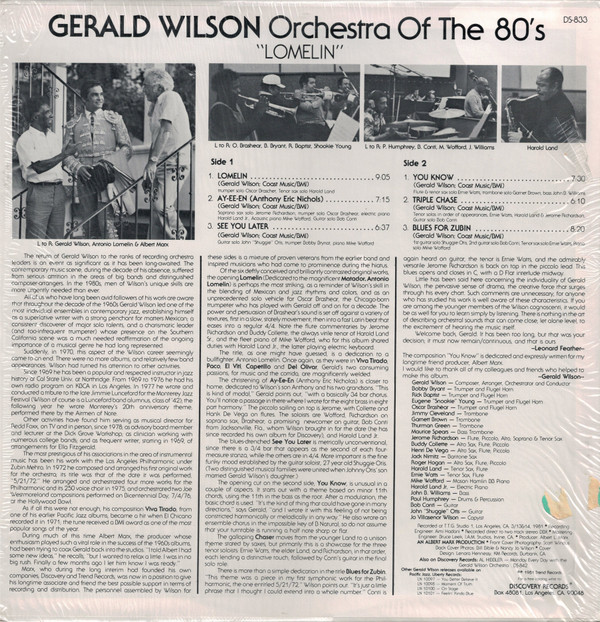 Gerald Wilson Orchestra Of The 80's-1